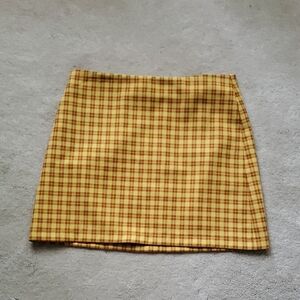 Urban Outfitters Yellow Mini Pencil Skirt Casual